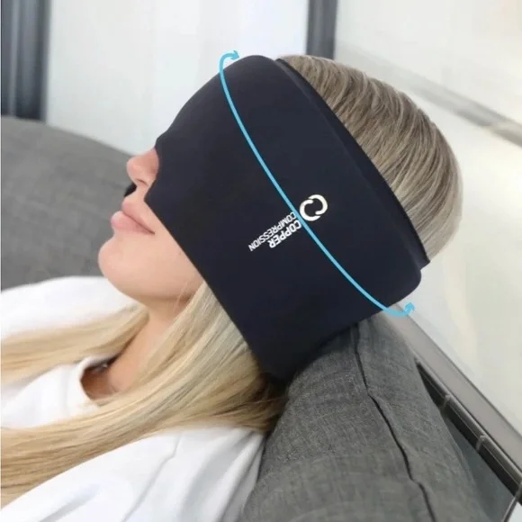Copper Compression CopperFreeze Migraine Mask- Relief, Headaches & Puffy Eyes🔥 - Picture 6 of 11